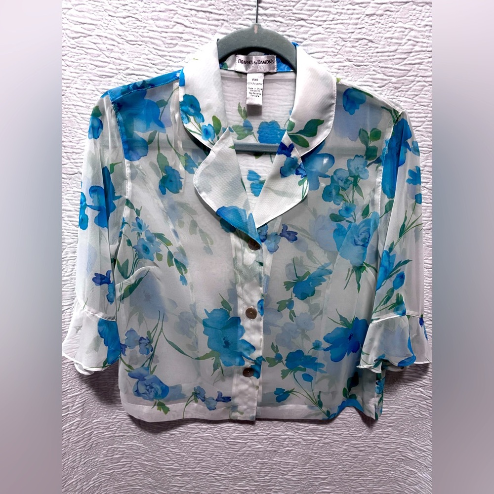 Draper’s & Damon’s floral polyester jacket